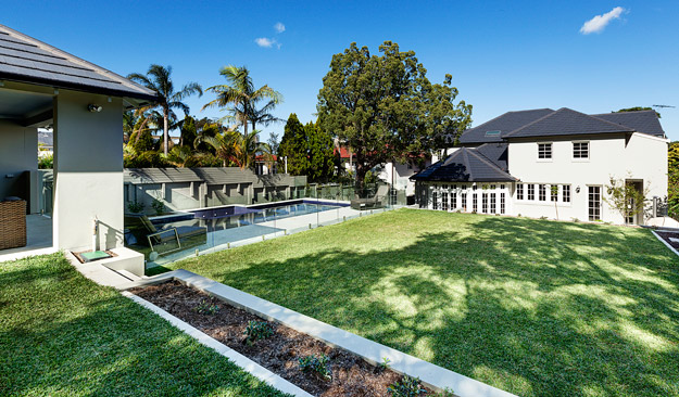 Landscaped backyards provide a great outdoor space