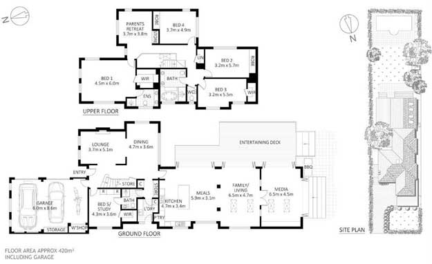 Wahroonga Custom Home Floor Plan