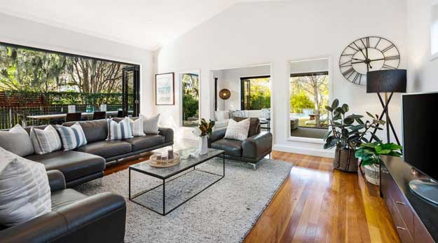 Wahroonga Custom Home Lounge Area