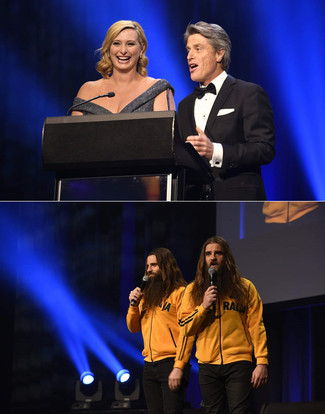 High Class Entertainment from Johanna Griggs, Peter Colquhoun and the Nelson Twins Opening The Awards Night