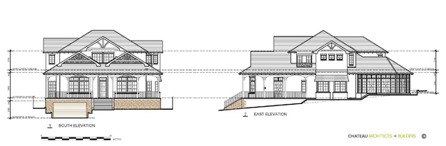 Elevation Drawings for the Seaforth Custom Home Build