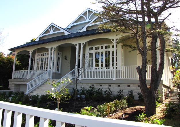 Hamptons style house exterior