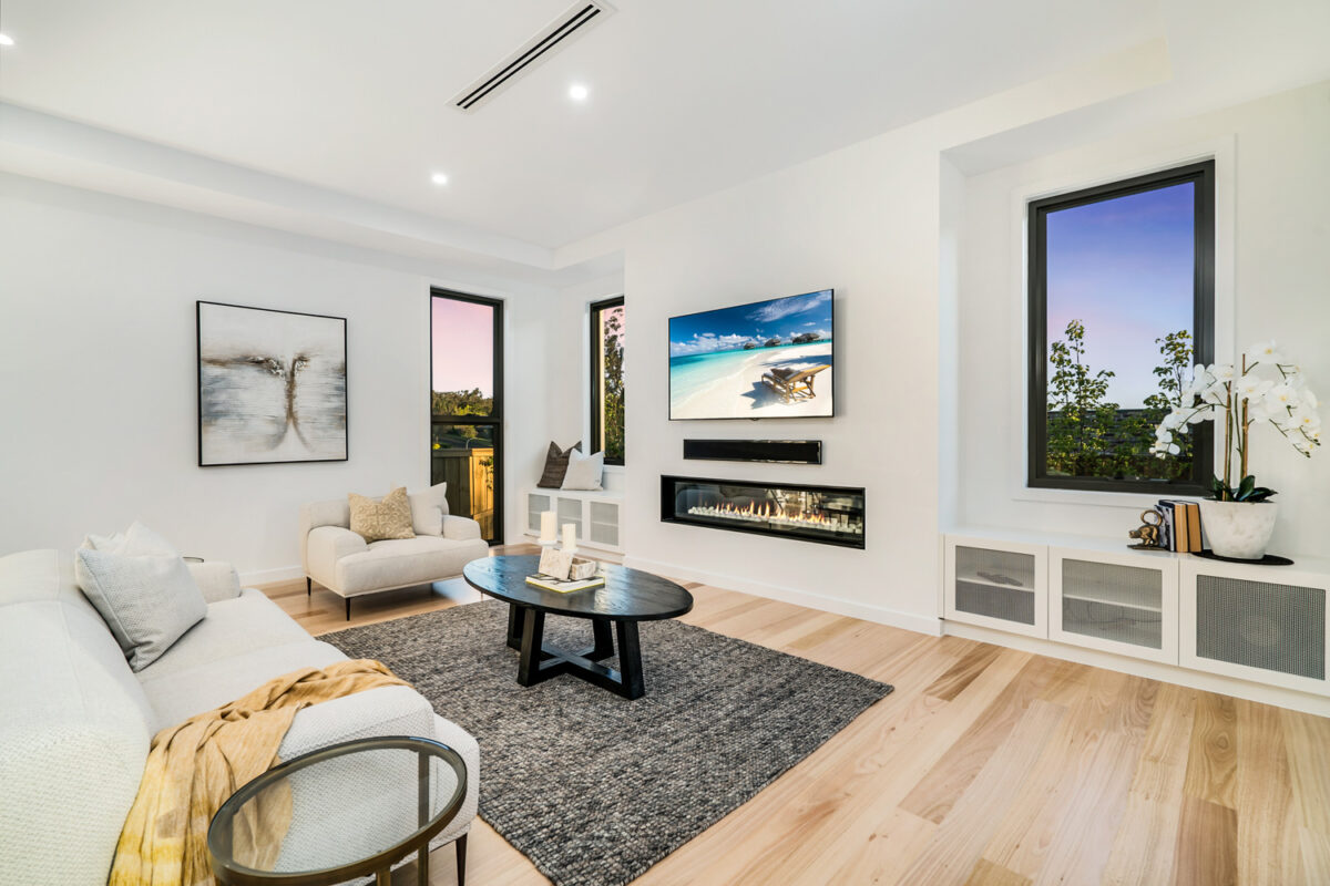 Glenhaven Contemporary: living area