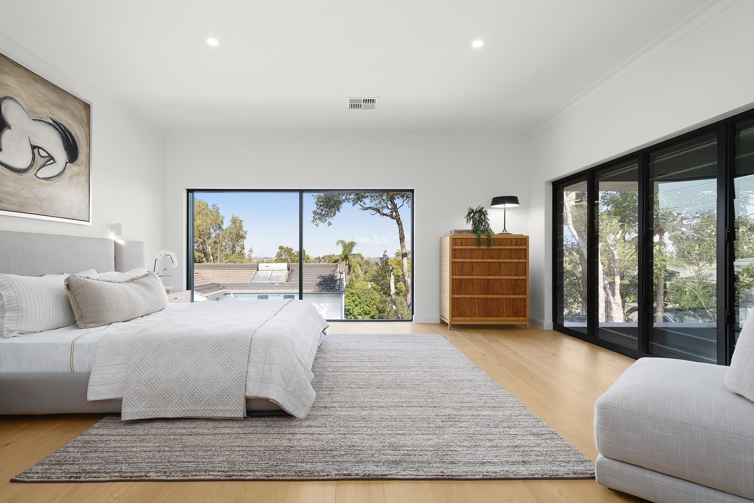 Greenwich Contemporary: bedroom