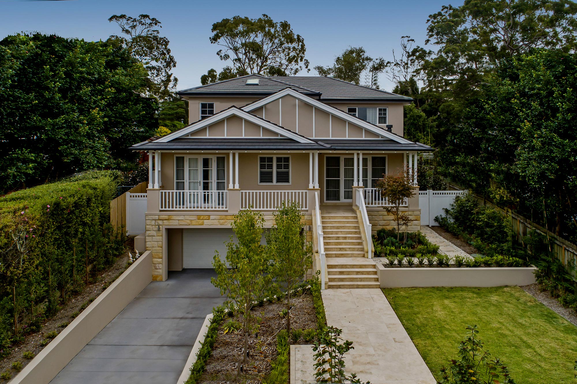 East Lindfield front facade from elevated angle