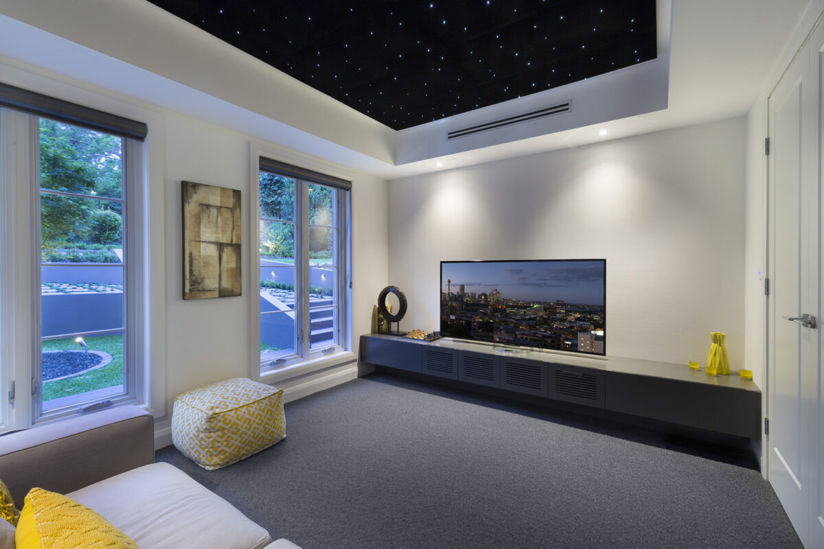 Warrawee Neo-Georgian: theatre room