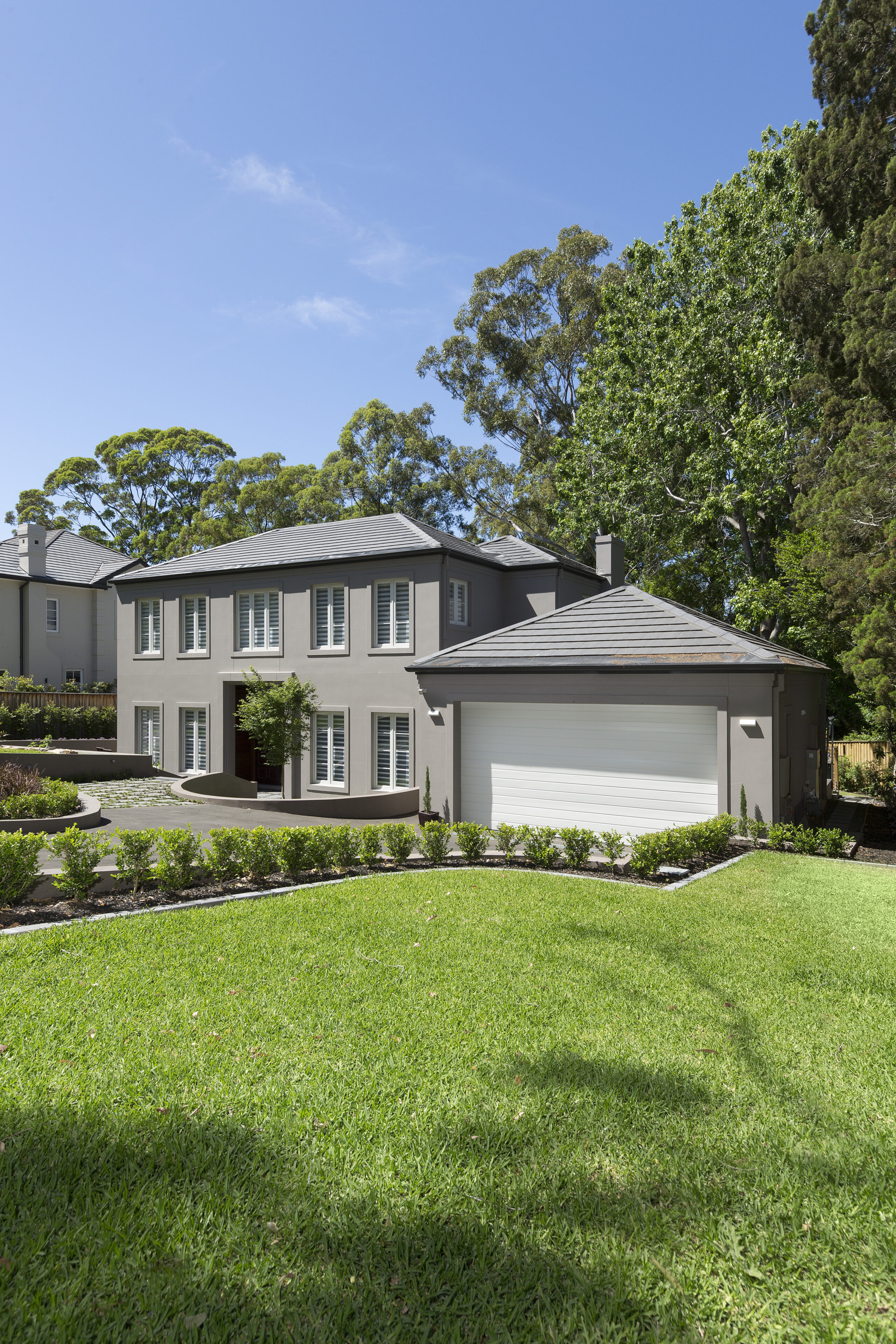 Warrawee Neo-Georgian house facade