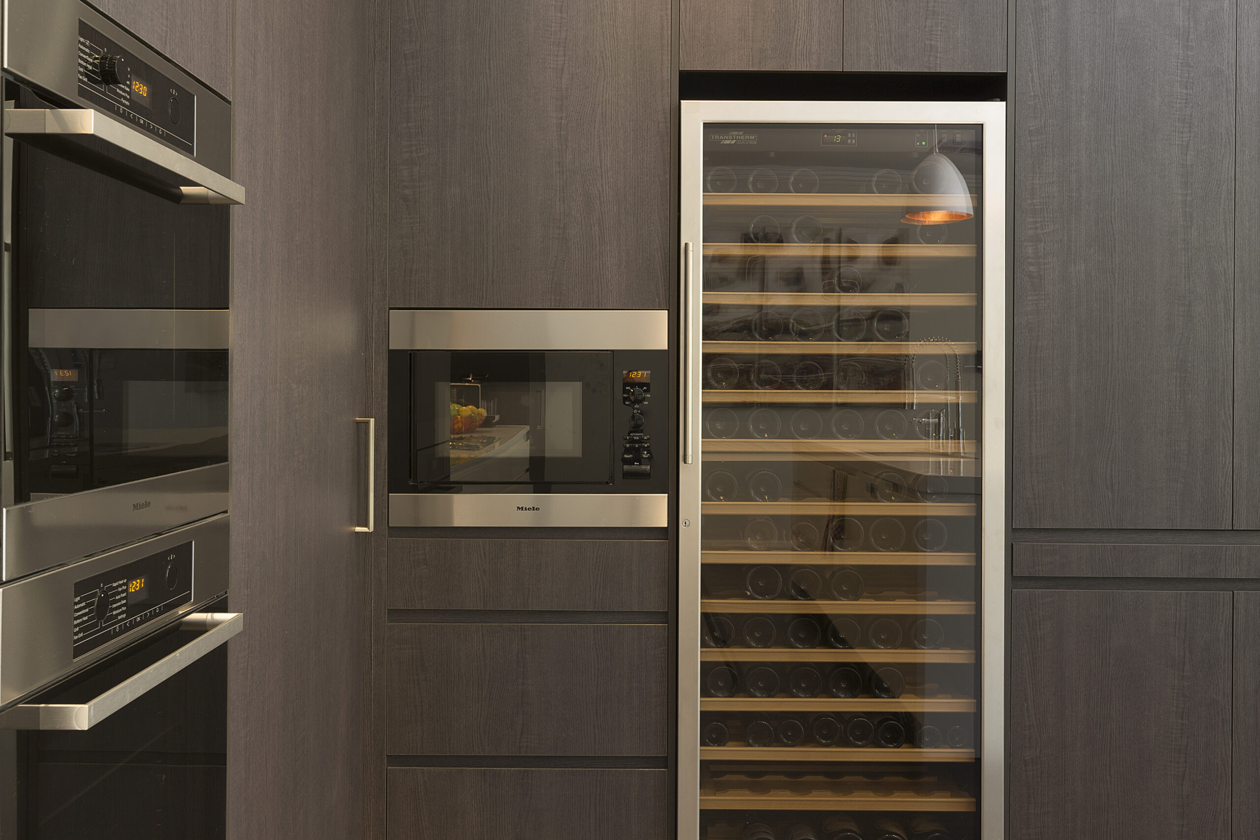 Warrawee Neo-Georgian: climate-controlled cellar and kitchen