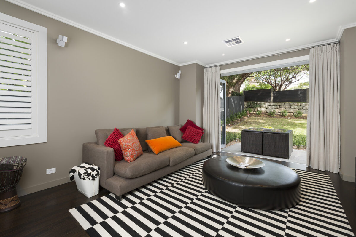 Mosman Contemporary: living area
